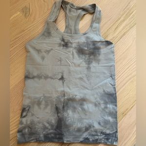 Lululemon Swiftly Tech Racerback Tank Top 2.0, Marble Dye Rhino Grey